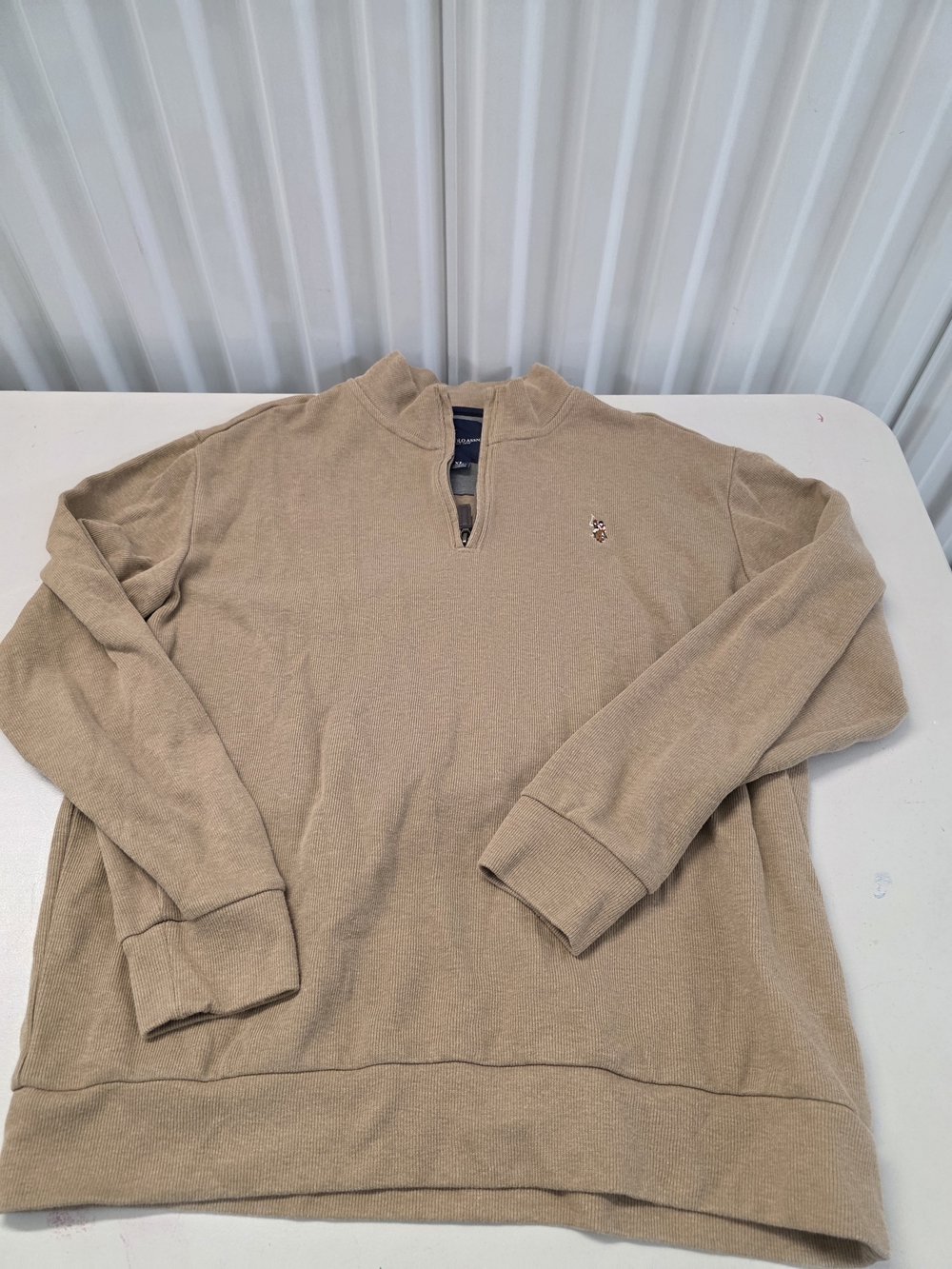 US Polo Assn Quarter Zip Pullover Men's Size XL